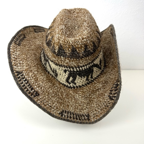 Vintage Peruvian Alpaca Wool Western Hat - Picture 4 of 9